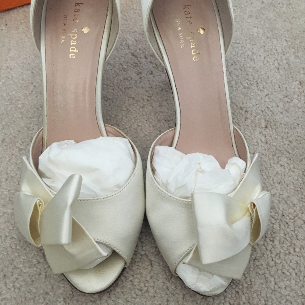 Kate Spade peep toe heels